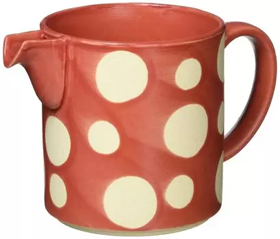 Imari Ceramics Hasami Ware Chojuro Kiln Кофейный сервер в горошек Красный матовый 02104415