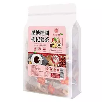 Имбирный чай Лонган Годжи с черным сахаром, 10,58 унций, сладкий цветочно-фруктовый чай, 300 г