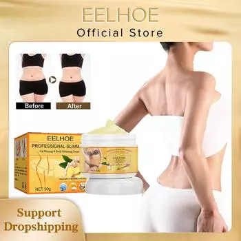 Имбирный крем для сжигания жира, антицеллюлитный крем для сжигания жира, массаж ног, талии, тела, живота, уменьшение жира, имбирный крем для тела