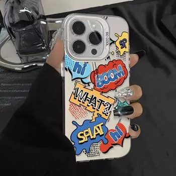 IMD цветной чехол для телефона iPhone 11 13 16 Pro Max iPhone 14 15 Pro Max 12 13 Pro Max Samsung S24 A55 S23 A05 S25 A54 A06 S22 A15 A52S A34 A14 Samsung A05 4G чёрный