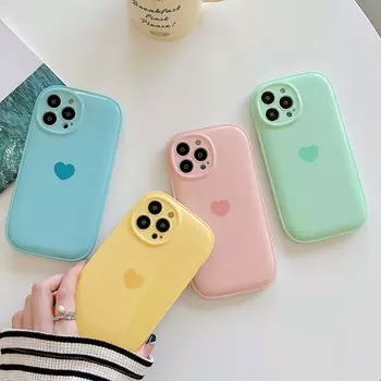 Imd Jane Love Cute Heart Ins Lover Lover Прекрасный чехол для телефона Iphone 11 Pro Max 12 13 Promax Мягкий силиконовый защитный чехол For iphone 13promax