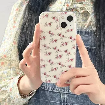 Imd Rose Flower Ins Защитный чехол для Iphone 11 13 Promax 14 Pro Max 12promax Мягкий силиконовый чехол для телефона Милая задняя крышка Капа For iphone 12pro