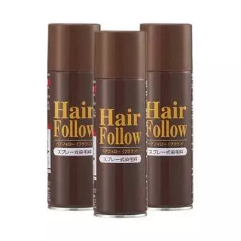 iMedia Hair Follow Brown 150 г x 3 флакона Лак для волос Покрытие седины Покрытие седины Покрытие истончения волос Предотвращение истончения волос Средство для укладки волос A-03