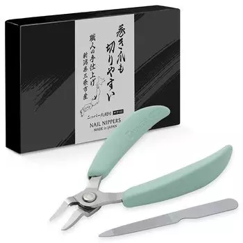 iMedia Nipper Type Nail Soft Made in Nipper Stainless Steel Nail Ingrown Hard Nail Nipper Кусачки для ногтей для легкой обрезки вросших ногтей В комплект входит пилка