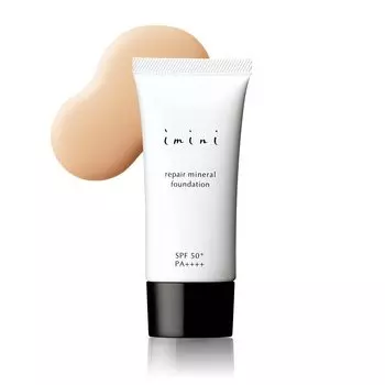 imini Repair Mineral Foundation Foundation 30g Alcohol Dry Skin Moisturizing Увлажняющая сыворотка для ухода за кожей (Жидкость / / SPF50+ PA++++ Бесплатно) Нехимический