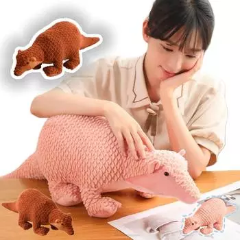 Имитация 70 см Высококачественные плюшевые куклы-панголины Супер Мягкие Подушки Игрушки для животных Мультфильмы День рождения Рождественские Подарки Домашний Декор about 30cm S