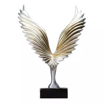 Имитация абстрактной модели птицы с открытым крылом для дома, гостиной, офиса, отеля, декор, подарок