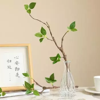 Имитация апельсинового жасмина, сухая ветка и нежный росток, цветочная композиция, украшение домашнего стола, цветочная композиция, искусственные цветы, мертвые ветки зелёный