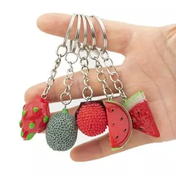 Имитация арбуза брелок креативный летний фрукт автомобиль телефон сумка кулон украшения подарок