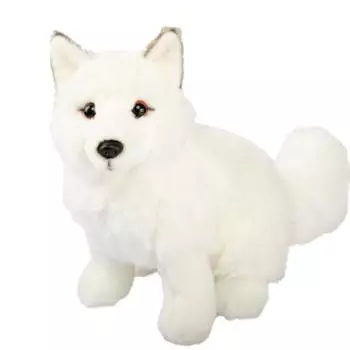 Имитация белой лисы Кукла Фокс Фея Белая лиса Кукла Маленькая белая лиса Плюшевая кукла