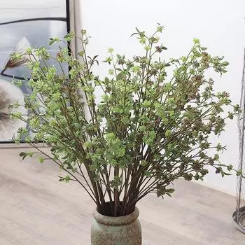 Имитация цветка 3D-печать Feel Mosquito Onion Fruit Искусственный цветок Имитация растения Зеленое растение Украшение дома Цветочная композиция в горшке 75cm зелёный