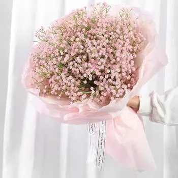 Имитация цветка без полива, яркий, красивый, увеличивает жизненную силу, искусственная гипсофила белый