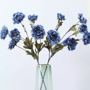 Имитация цветка лотоса журавль пион украшение дома искусственный цветок свадебная цветочная арка украшение потолка имитация цветочного букета Lotus Crane Peony белый