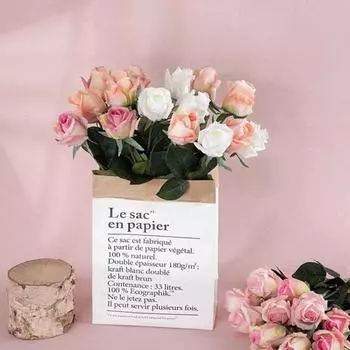 Имитация цветка, реалистичный декоративный долговечный красивый искусственный цветок розы, свадебный декор, украшение для вечеринки красный