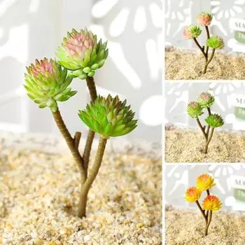 Имитация цветочной головки без полива DIY красивый декоративный аксессуар для горшечных растений для сада фиолетовый