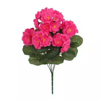 Имитация цветов бегонии Всепогодные Устойчивые к УФ-лучам Сделай сам Свадебный букет Реалистичный вид Искусственный цветок