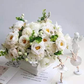 Имитация цветов без запаха, без увядания, экономия места, креативное настоящее прикосновение, розовые шелковые искусственные цветы, украшение для дома розовый