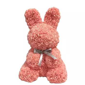 Имитация цветов и мыла, креативный цветок, подарок на Рождество, День святого Валентина, роза, кролик, роза 40cm