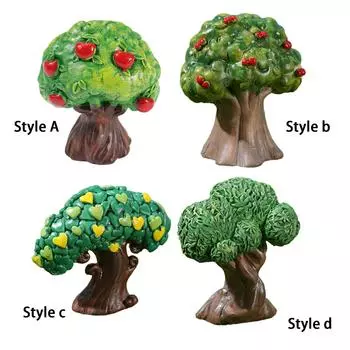 Имитация дерева DIY проекты поделки миниатюрная игрушка для миниатюрного ландшафта кукольный домик настольные украшения цветочные горшки поделки декор