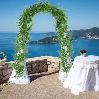 Имитация детского дыхания из ротанга, современный неувядающий легкий в уходе искусственный ротанг, домашний декор, имитация зеленого растения белый