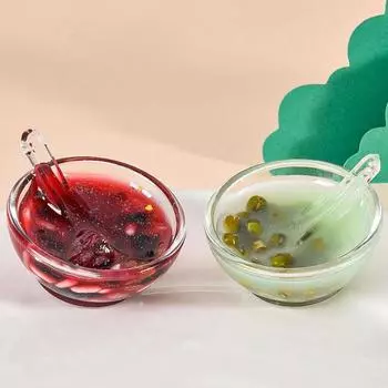 Имитация еды Игрушка Клейкие рисовые шарики Восемь сокровищ Каша Кукольный домик Поделки Маленькие украшения A6