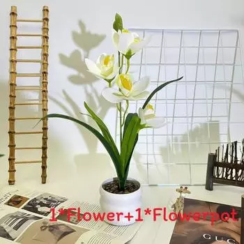 Имитация Фабери Цимбидиум Ролф Риверстоунс Бонсай Для Использования в качестве Реквизита для Фотографии