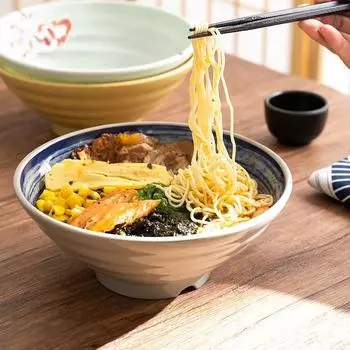 Имитация фарфора столовая посуда меламиновая миска бытовая пластиковая посуда ресторан коммерческая японский стиль лапша суп порошок