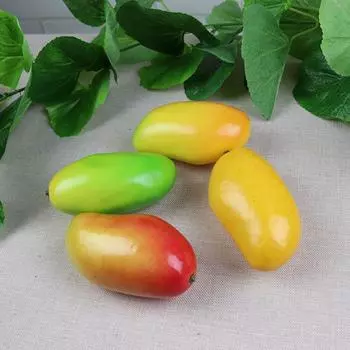 «Имитация фруктов и овощей»: Искусственные апельсины, виноград, бананы, манго для украшения шкафа.