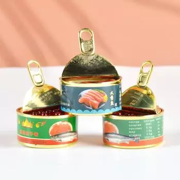 Имитация фруктовой икры, консервированная модель, магниты на холодильник, миниатюрные большие игровые украшения с едой