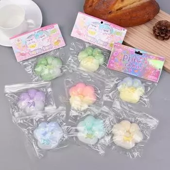 Имитация хлеба, сжимающего декомпрессионную игрушку, имитация силиконового артефакта для декомпрессионной грязи A5