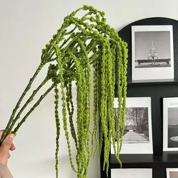 Имитация игольчатой лозы, монтируемой на стену, зеленые листья растений, ротанговая сосна, цветочные ручные цветы, свадебный цветочный букет, украшение своими руками зелёный