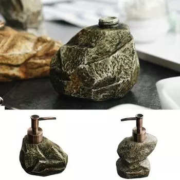 Имитация камня дозатор шампуня креативный контейнер для жидкости забавный лосьон пресс бутылка дети Style 1