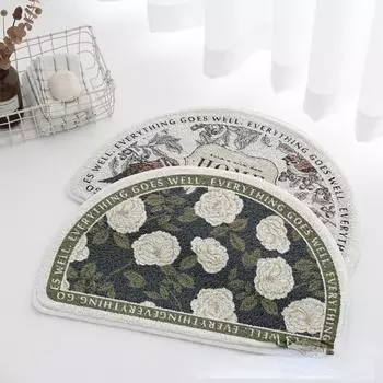 Имитация кашемира Впитывающие коврики для ванной комнаты Ковры для спальни и ванной комнаты Коврики для входа в ванную комнату Нескользящие коврики для ног 40x60cm