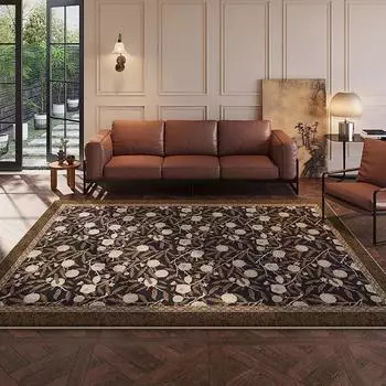 Имитация кашемирового ковра, антикварная спальня, мягкая кровать, одеяло, легкое роскошное украшение для дома, гостиная, диван, стол, коврик 400MMx600MM