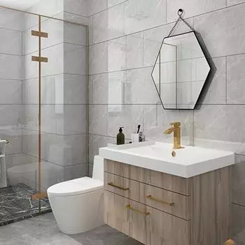 Имитация керамической плитки Наклейка на стену Утолщенная масляная водонепроницаемая наклейка на стену