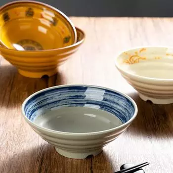 Имитация керамики, меламиновая миска для рамена, японская суповая миска, коммерческая миска для лапши, отели 7 in-Style E