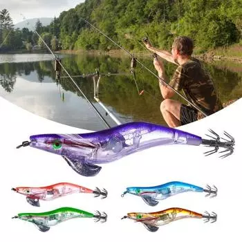 Имитация креветки приманка водонепроницаемый рыболовный анти-побег яркий воблер электронный джеркбейт рыболовный инструмент фиолетовый
