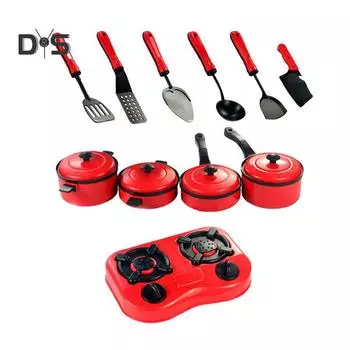 Имитация кухни Посуда для приготовления пищи Ролевая игра Игрушка для детей День рождения