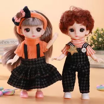 Имитация куклы костюм принцессы для девочек игрушки детский сад подарок сменные игрушки 17cm high - bagged