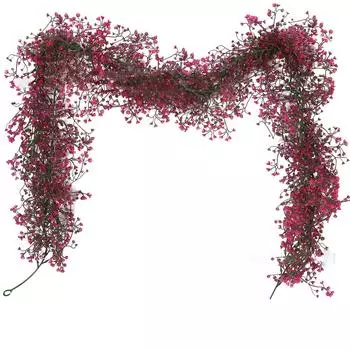 Имитация лозы золотистой ивы, искусственный эвкалипт, праздник урожая, Хэллоуин One Size горячий розовый