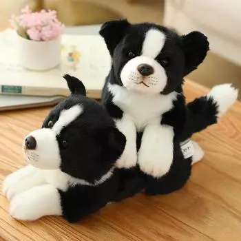 Имитация мальтийской собаки, плюшевая игрушка, чучело животного, супер высокое качество, реалистичная игрушка шнауцера для роскошного домашнего декора, подарок любителю домашних животных 38CM