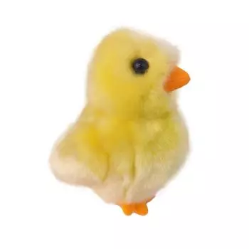 Имитация маленькой желтой плюшевой игрушки Цыпленок Детский подарок на день рождения Плюшевая игрушка Цыпленок Животное Плюшевая игрушка Милая