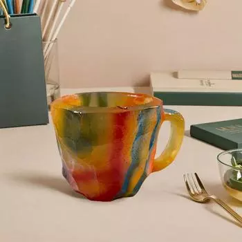 Имитация минерального хрусталя кофейная чашка чайная чашка элегантные минеральные хрустальные кофейные кружки рождественские подарки для друзей и коллег
