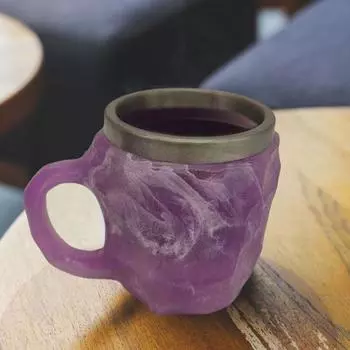 Имитация минерального хрусталя кофейная чашка прозрачная кофейная чашка чайная чашка элегантные минеральные хрустальные кофейные кружки для домашнего офиса подарки зелёный