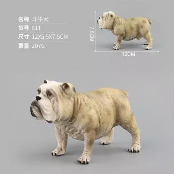 Имитация Модель Животного Игрушка Имитация Злой Собаки Орнамент Модель Орнамент Модель Бульдога