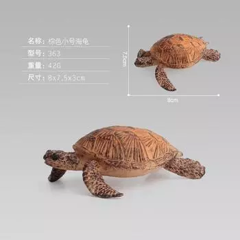 Имитация Модель Животного Игрушка Кукла Черепаха Украшение Коллекция Статичное Животное Бутик Подарок Подарок