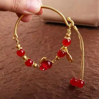 Имитация ниши дизайн эластичная ручная веревка китайский стиль браслет женский браслет модные ювелирные изделия A