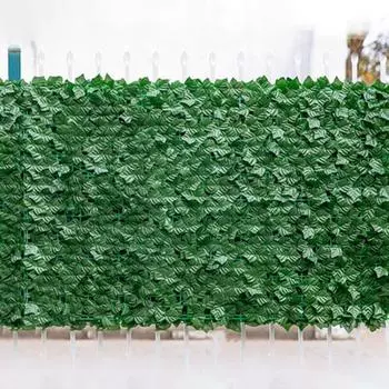 Имитация ограждения, садовый экран для уединения, 300x50 см, искусственный плющ, решетчатое настенное покрытие, ветрозащитный забор, наружный декор для помещений 3M E