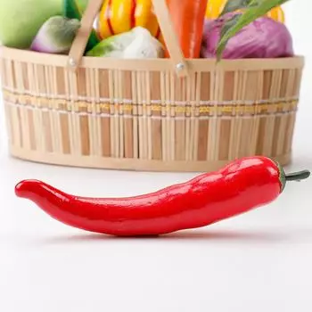 Имитация овощей Искусственная еда Красивая модель поддельных овощей Новая Red Pepper