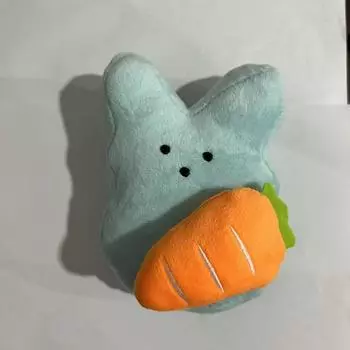 Имитация пасхального кролика, плюшевые игрушки, мягкая милая кукла-животное, пасхальный кролик, плюшевая кукла, декор для вечеринки красный